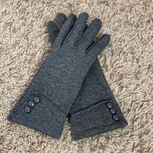 Vintage Inspired Gray Women’s Gloves